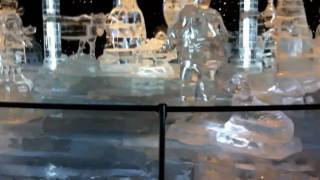 ICE amp SNOW 2010  Gaylord Palms Orlando VIDEO TOUR Christmas ice sculpture Featuring Glee Cast [upl. by Carri]