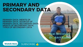 PRIMARY AND SECONDARY DATA According to NEP2020 SOCIOLOGY [upl. by Anileuqcaj]