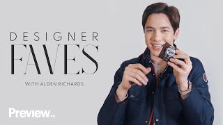 Alden Richards Reveals His Favorite Designer Watches  Designer Favorites  PREVIEW [upl. by Meenen]