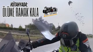 Kütahya’da ölüme ramak kala Kütahyalı motorcunun inanılmaz kurtuluşu [upl. by Estrellita]