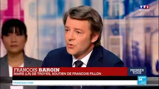 François Baroin  quotIl faut être digne et sincliner avec respect devant le choix des Françaisquot [upl. by Bremen]