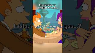 Fry decides to propose to leela shorts [upl. by Marylin]