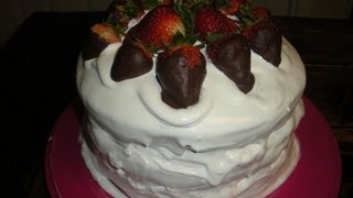 Strawberry Brownie Cake [upl. by Neevan]