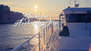 Archipelago tour Stockholm Sweden  Boat ride in Stockholm  Sweden trip [upl. by Jaco]