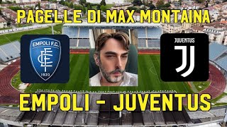 EMPOLI  JUVENTUS PAGELLE DI MAX MONTAINA [upl. by Flowers]