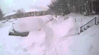 Blizzard 2016 Neighborhood  Hunt Valley MD [upl. by Frame]