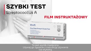 Wondfo Szybki Test Streptococcus A  FILM INSTRUKTAŻOWY [upl. by Tor]