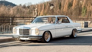 Mercedes w114 coupe 1970r engine m104 32l r6 Custom classic car [upl. by Dnaltruoc113]