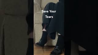 Save Your Tears  The Weeknd shorts  toe taps [upl. by Eisele]