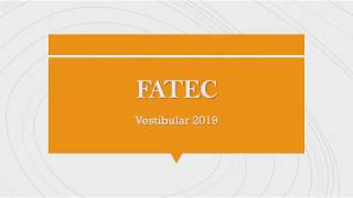 FATEC 2019  Multidisciplinares [upl. by Greenman]