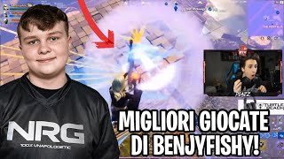 REAZIONE alle MIGLIORI GIOCATE di BENJYFISHY di SEMPRE quotLeggermentequot sopra le righe [upl. by Saitam]