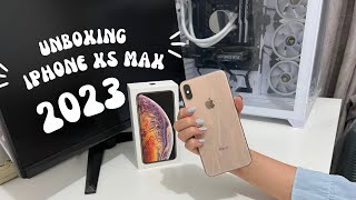 Unboxing iPhone XS Max in 2023  Camera test  Game Test  Mini review  Aesthetic  jamslvdr [upl. by Con183]