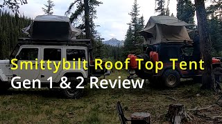 Smittybilt Gen 1 amp Gen 2 Roof Top Tent Review Repairs and Improvements [upl. by Allis]