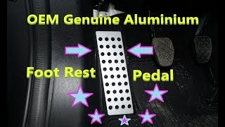 Another Mazda CX3  new Factory Genuine Aluminium Foot rest Pedal install [upl. by Preiser315]