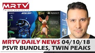 DAILY NEWS 76 Geniale PSVR Bundle mit Astro Bot amp Moss Oculus Venues News Twin Peaks In VR [upl. by Caravette]