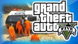 GTA 5 Online Funny Moments 18  Going to Jail Wizard People and Tube Fun with Mini Coopers [upl. by Sarchet396]