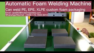 PE EPE XLPE Foam Welding Machine  Automatic Foam Welding Machine  Qianbao Machinery [upl. by Liamaj]