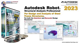 Autodesk Robot Structural Analysis Professional 2023  Steel  Level I [upl. by Auginahs132]