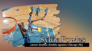 Sylvia Fowles had 24 points and 13 rebounds in the first game against her former team [upl. by Larimer]