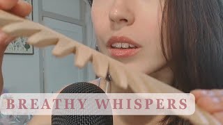 ASMR  CLOSE  combing camera mouth sounds inaudible personal attention [upl. by Kirenoj737]