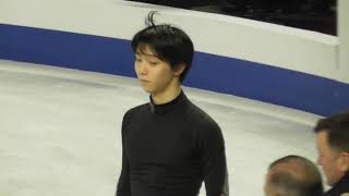 Skate Canada 2019 Yuzuru Hanyu practice [upl. by Ettevram]