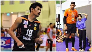 224cm Tallest Player in Volleyball History  Wutthichai Suksala HD [upl. by Treiber]