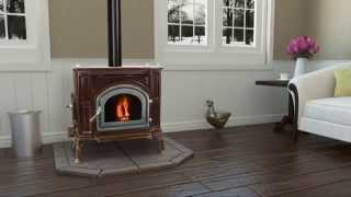 SPC50 Porcelain Enamel Pellet Stove [upl. by Aerehs]