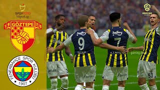 Göztepe  Fenerbahçe MAÇ ÖZETİ  Spor Toto Süper Lig 202425 [upl. by Ragen569]