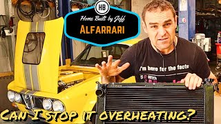 Can I stop it overheating  Ferrari engined Alfa 105 Alfarrari build part 212 [upl. by Frayne]