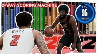 NBA2K22 95 OVERALL ATTRIBUTE UPDATE  2 WAY SCORING MACHINE [upl. by Yhtorod]