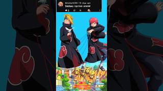 Deidara vs sasori  who is strong naruto sasori deidara youtubeshorts shorts [upl. by Nelyahs]