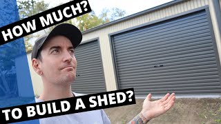 How Much to Build a Shed and what I would do Different [upl. by Aiykan]