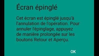 Comment épingler et désépingler votre écran sur votre smartphone Android Oreo [upl. by Ytsur]