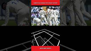 Darkest Day in Indian Test Cricket History 😰 shorts [upl. by Orgell]