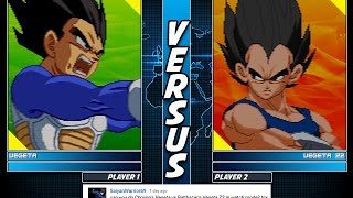 DDDF Request Vegeta vs Vegeta Z2 [upl. by Haonam43]