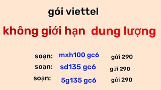 Cách đăng ký các gói cước viettel [upl. by Epul91]