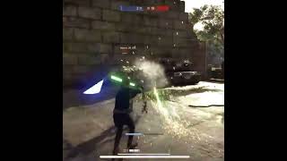 Not the greatest fight but the most perfect parries  Starwars Battlefront II [upl. by Ysset178]