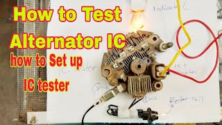 How to test alternator IC regulator simple charging Regulator new 1 [upl. by Parsaye]