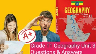 Grade 11 Geography unit 3 questionsየአስራ አንደኛ ክፍል ጂኦግራፊ ምህራፍ ሶስት ጥያቄዎችglobedock Ethiopianeducation [upl. by Terza323]