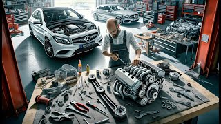 MercedesBenz Kettenspanner erneuern  Schritt für Schritt Anleitung [upl. by Nort]