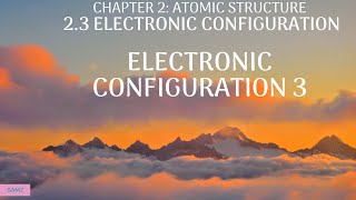 23 Electronic Configuration – Electronic Configuration Example [upl. by Aernda]