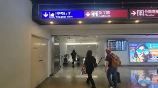 Taiwan Taipei Taoyuan International Airport Arrival Process [upl. by Aehsel]