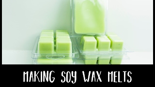 How to make Soy Wax Melts  Easy for Beginners Fast [upl. by Nnomae]