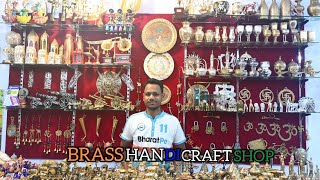 Brass Handicraft  brass handicraft shop Jaipur  home decor items  wholesale price [upl. by Anoblav]