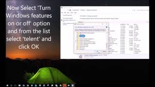 How to enable the Telnet Client service in Windows 10  Install Telnet on windows [upl. by Edi]