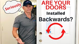 Exterior Door Installed Backwards [upl. by Oswin]