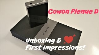 Unboxing amp First Impressions of Cowon Plenue D [upl. by Kirschner]