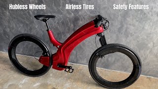 Reevo Hubless Wheels Airless Tires and Safety Features  Beno [upl. by Wichern]