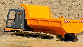 RC Mudding RC Trucks working in the Mud Water and Gravel Best of RC Construction [upl. by Tammie]