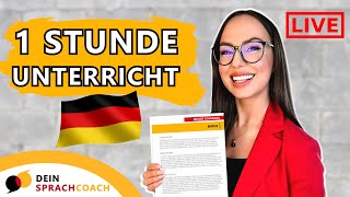 Lerne 1 STUNDE DEUTSCH mit mir🇩🇪 besser schreiben  Diktate  Deutsch lernen [upl. by Gnut15]